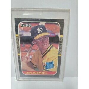 1987 Donruss Baseball Mark McGwire #46  RATED ROOKIE CARD Sharp Corners